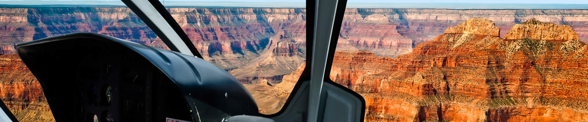 Panoramic views of the Grand Canyon while on your helicopter tour