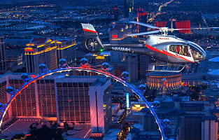 Las Vegas Night Strip Helicopter Night Flights