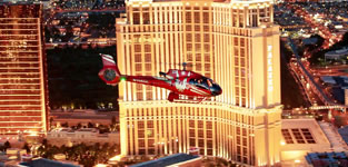 Cheap Las Vegas Strip helicopter night flight tours